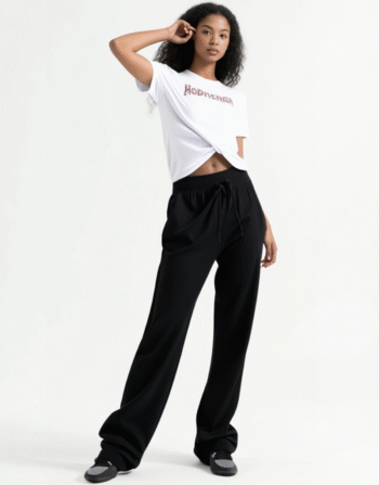 Modrenza Baskılı Sıfır Yaka Tişört