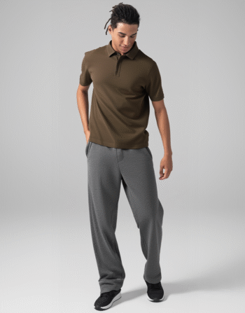 Modrenza Kahverengi Merserize Polo Yaka