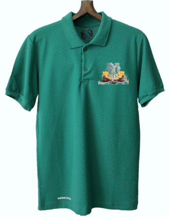 Modrenza Yeşil Lacoste Tasarım Polo Yaka