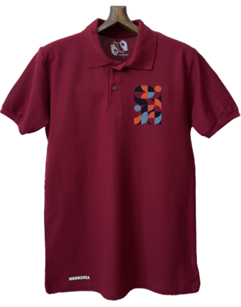 Modrenza Bordo Lacoste Tasarım Polo Yaka