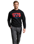 Modrenza Baskılı Siyah Sweatshirt