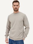 Erkek Bej İki İplik Yumuşacık Kumaşlı Regular Fit Yuvarlak Yakalı Sweatshirt – Günlük & Spor Şıklığı